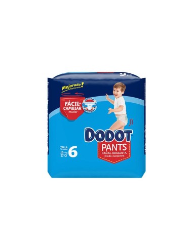 P Dodot Pants Talla 6 27 Uds P Dodot Pants Talla 6 27 Uds