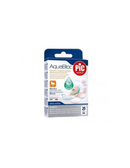 Pic Aquabloc Avec Bactéricide Pansement Adhésif Rond 22,5 Mm 2 2