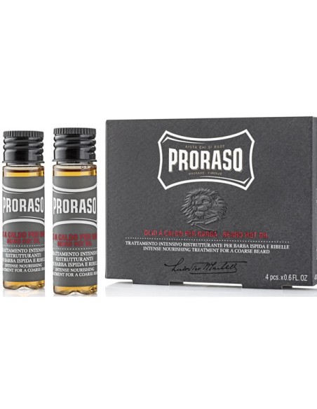 Proraso Barbe Huile Chaud 4x17ml