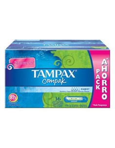 Tampax Compak Tampón Super 36 U
