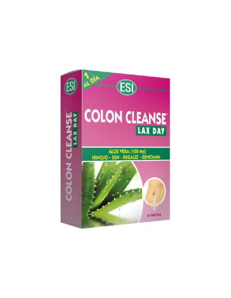 Esi Aloe Vera Colon Cleanse Lax Day 30 Tabletas
