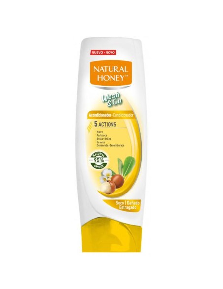 Natural Honey Wash y Go Acondicionador Seco 330ml