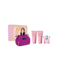 Versace Bright Crystal Eau De Toilette Vaporisateur 90ml Coffret 4 Pro