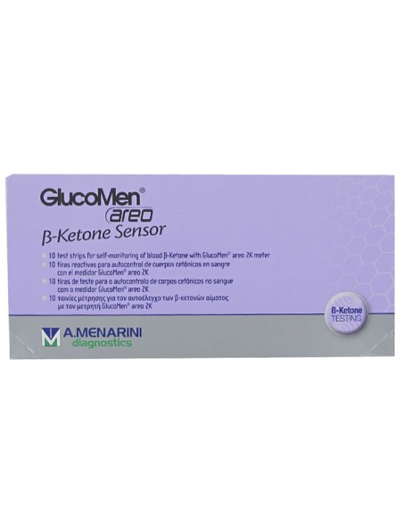Glucomen Areo Sensor B-Ketone 10 bandelettes réactives