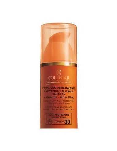 Collistar Crème Visage Bronzante Anti Âge Spf30 50ml Collistar Crème Visage Bronzante Anti Âge Spf30 50ml