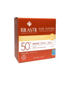 Rilastil Sun System Uniform Compact Cream Spf50+ Shade 01 Beige 10g