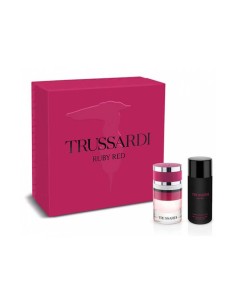 Trussardi Ruby Red Eau De Parfum Spray 60ml Coffret 2 Produits