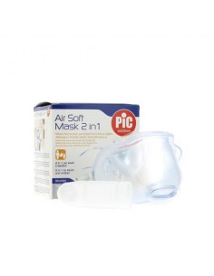 Air Soft Mascarilla Para Aerosol Con Boquilla 2 En 1 Pic Solution