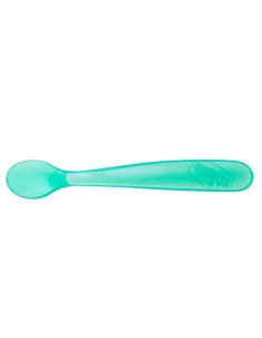 Chicco Duplo Soft Blue Silicone Spoon 6m+ 2 Unités