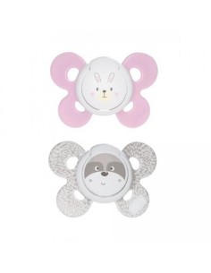 Physio Comfort Chupete De Silicona Para Niña 0-6 Meses 2 Unidades Chi