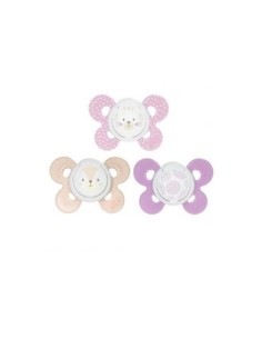 Chicco Chupete Silicona Physio Comfort Niña 6-16 M 2u