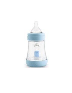 Chicco Bottle Perfect5 0M+150ml Blue Silicone