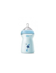 Chicco Naturalfeeling Biberon Bleu Biberon Fast Flow 330ml 6m 6m