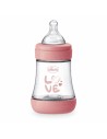 Biberon Chicco Perfect 0M+ Silicone Rose 150ml