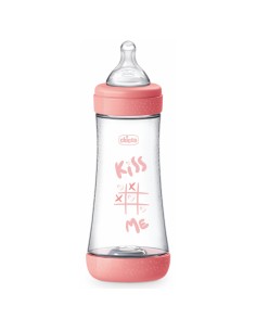 Biberon Chicco Perfect5 4Biberon Chicco Perfect 4M+ 300ml Silicone Ros