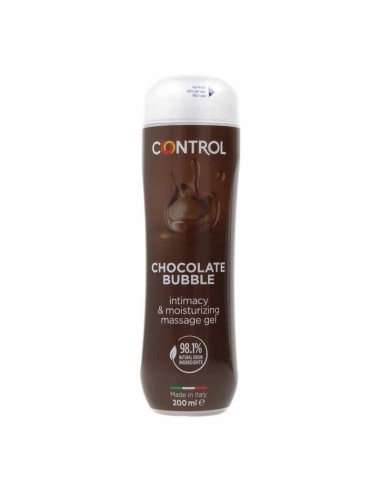 Control Chocolate Bubble Gel Massage 200ml Control Chocolate Bubble Gel Massage 200ml