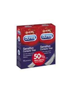 Durex Sensitive Total Contact 2x12 Unités