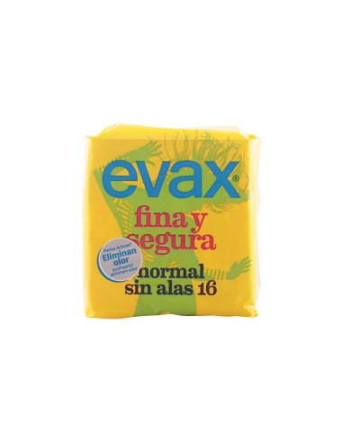 Evax Fina & Segura Normal Serviettes Hygiéniques 16 Unités Evax Fina & Segura Normal Serviettes Hygiéniques 16 Unités