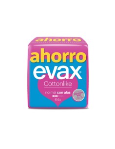 Evax Cottonlike Normal Avec Ailettes 16 Unités