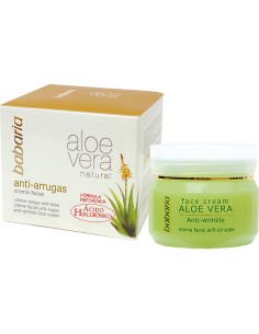 Babaria Natural Crème Faciale Anti Rides Aloe Vera 50ml