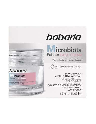 Babaria Microbiota Balance Crema Facial Uso Diario Piel Sensible 50ml Babaria Microbiota Balance Crema Facial Uso Diario Piel Sensible 50ml