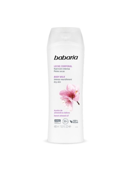 Babaria Lait Corporel Amandes Douces Peaux Très Sèches 400ml