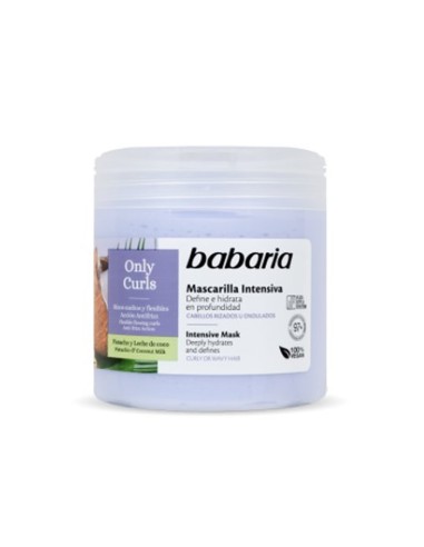 Babaria Only Curls Intensive Curly Hair Mask 400ml Babaria Only Curls Intensive Curly Hair Mask 400ml