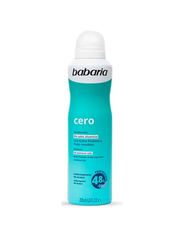Babaria Cero Deodorant Vaporisateur 200ml Babaria Cero Deodorant Vaporisateur 200ml
