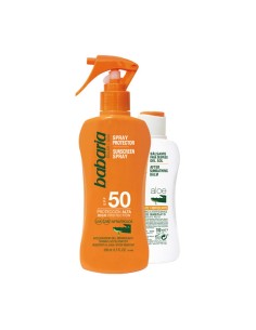 Babaria Protecteur Solaire Vaporisateur Spf50 200ml Coffret 2 Produits