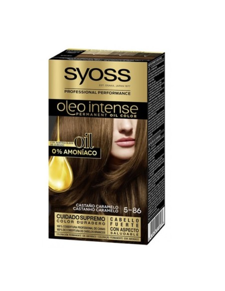 Syoss Oleo Intense Permanent Hair Color 5-86 Caramel Brown