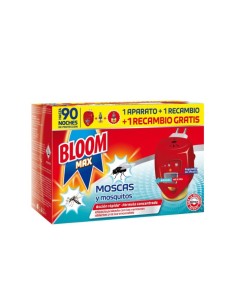 Bloom Max Flies & Mosquitoes 1 Electric Device + 2 Refill
