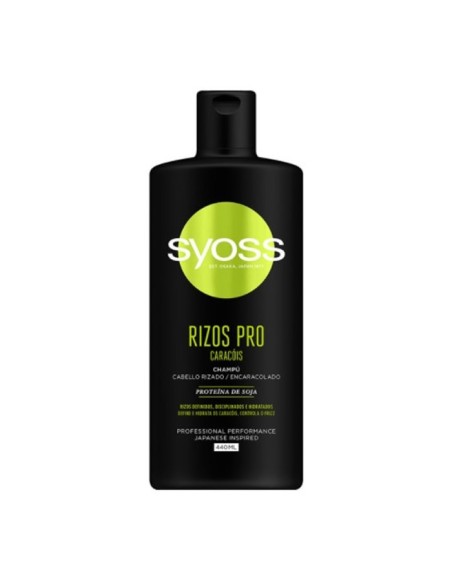 Syoss Shampooing Rizos Pro Définition Et Hydratation Cheveux Ondulés