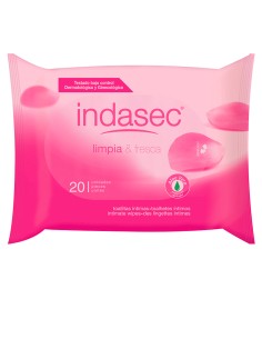 Indasec Clean And Fresh Lingettes Intimes 20 Unités
