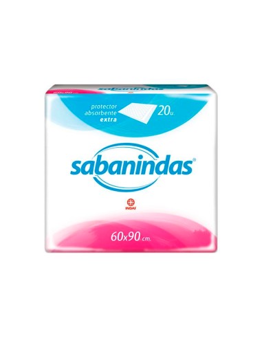 Sabanindas Extra Protect 60x90cm 20U Sabanindas Extra Protect 60x90cm 20U