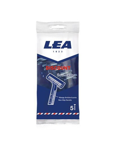 Lea Discount Lames Jetables À 2 Lames Pack 5 Unités Lea Discount Lames Jetables À 2 Lames Pack 5 Unités