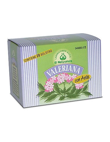 El Natural Valeriana Con Anis 20 Bolsitas Infusion