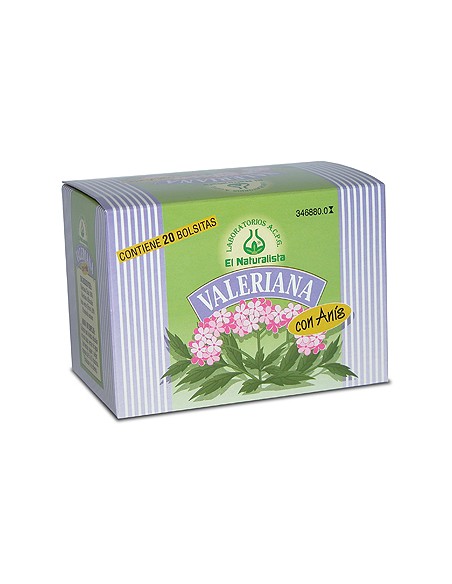 El Natural Valeriana Con Anis 20 Bolsitas Infusion