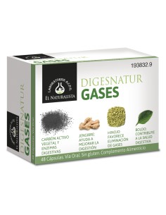 El Natural Digesnatur Gases 650 Mg X 48 Caps