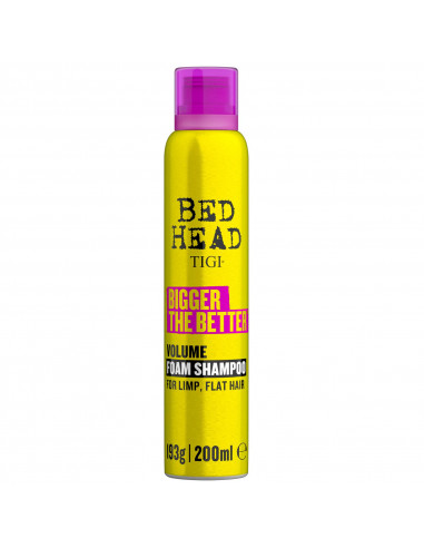 Tigi Bed Head Bigger The Better Volume Foam Shampoo 200ml Tigi Bed Head Bigger The Better Volume Foam Shampoo 200ml