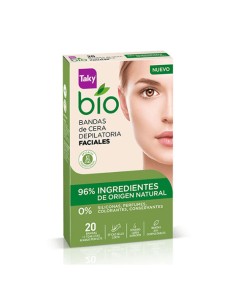Taky Bio Bandes De Cire De Visage 20 Unités