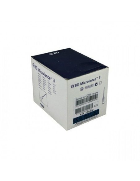 Bd Hypodermic Needle Microlance Ultrafine 0,6X25MM 100U