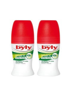 Byly Organic Extra Fresh Déodorant Roll On 2x50ml