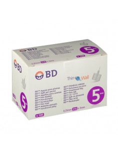 Bd Micro-fine Pen Needles 0,25 x 5mm 100 Pieces