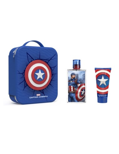 Marvel Captain America Eau De Toilette Vaporisateur 100ml Coffret 3 Pr Marvel Captain America Eau De Toilette Vaporisateur 100ml Coffret 3 Pr