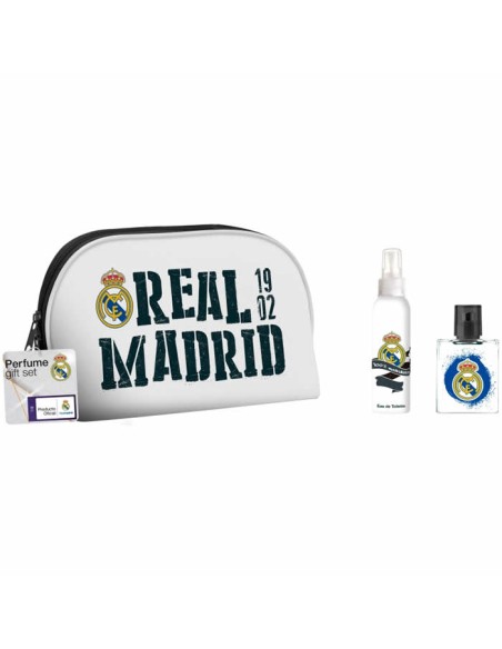 Real Madrid Eau De Toilette Vaporisateur 50ml Coffret 3 Produits