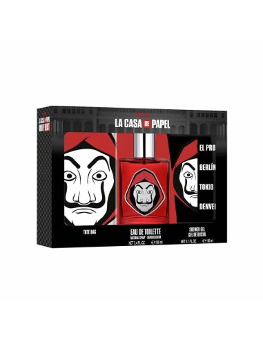 Netflix La Casa De Papel Eau De Toilette Vaporisateur 100ml Coffret 3 Netflix La Casa De Papel Eau De Toilette Vaporisateur 100ml Coffret 3