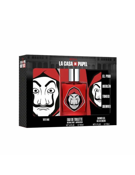 Netflix La Casa De Papel Eau De Toilette Vaporisateur 100ml Coffret 3
