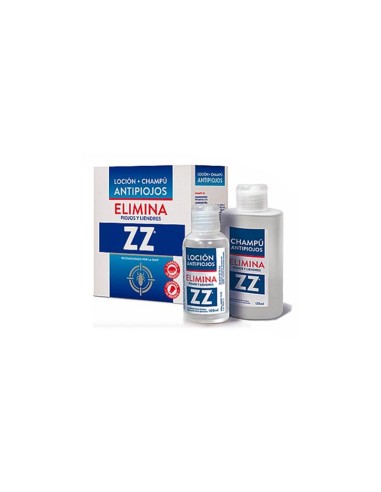 Zz Pack Loción 100ml Champú Antipiojos 125ml Zz Pack Loción 100ml Champú Antipiojos 125ml