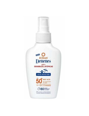Denenes Solar Protective Milk Vaporisateur Spf50+ Peau Sensible 100ml