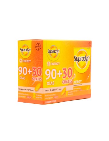 Supradyn Energy 90 Comprimés + Cadeau de 30 Comprimés Supradyn Energy 90 Comprimés + Cadeau de 30 Comprimés